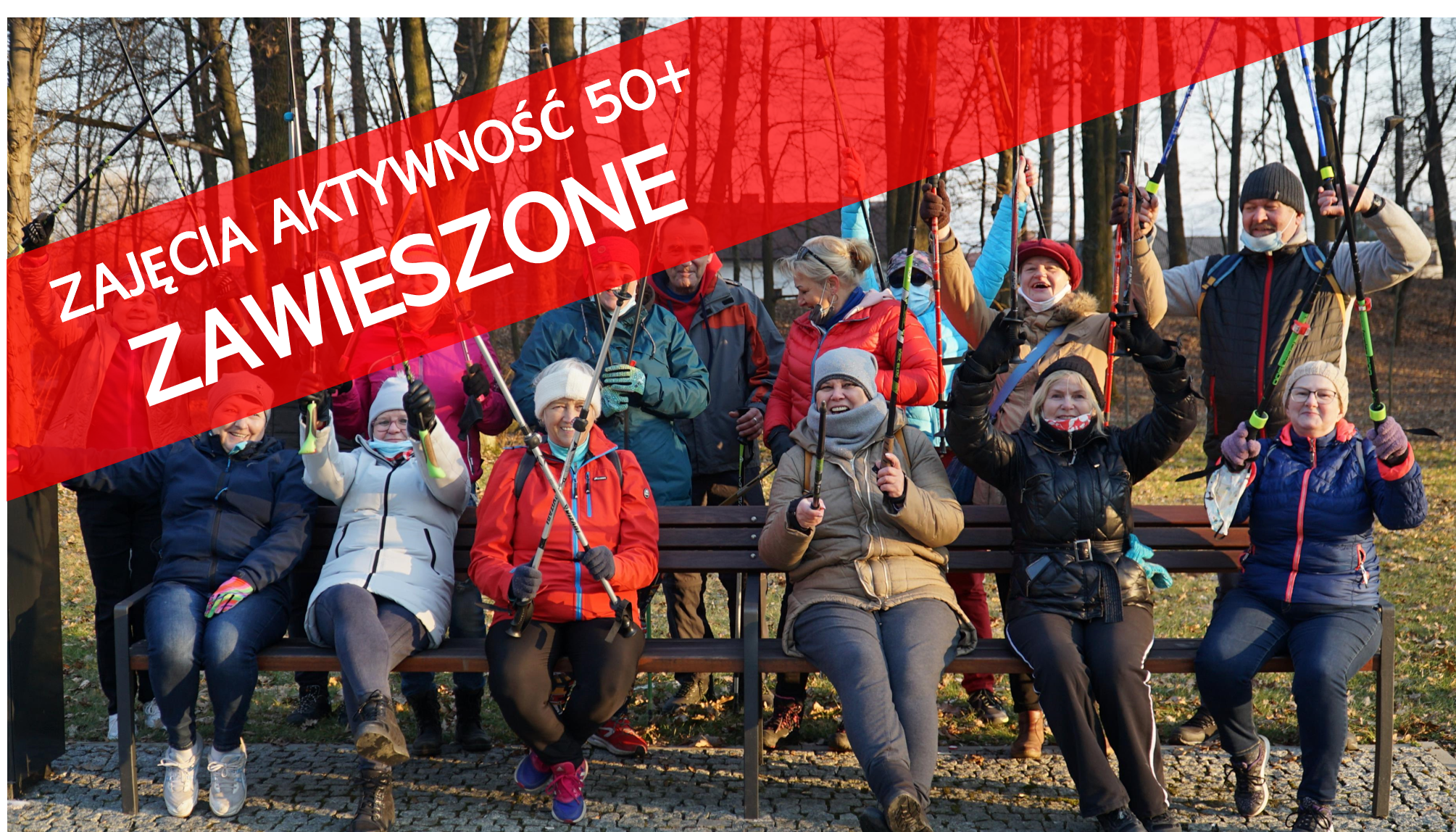 Zajęcia Aktywność 50 + zawieszone!